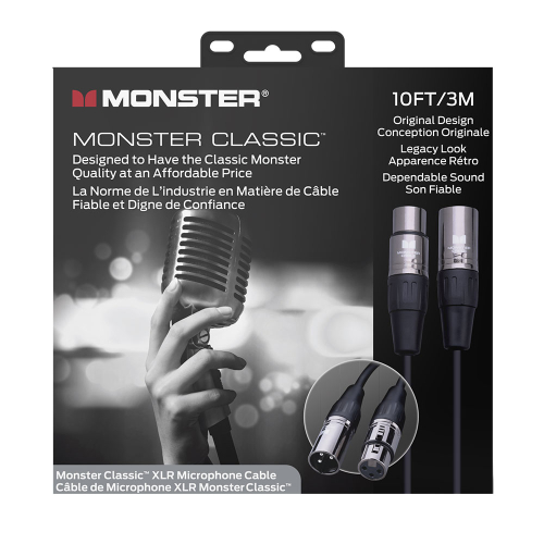 Monster Cable Classic XLR Microfoonkabel 3 Meter 600500