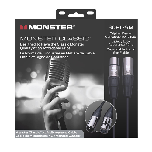 Monster Cable Classic XLR Microfoonkabel 9 Meter 600502