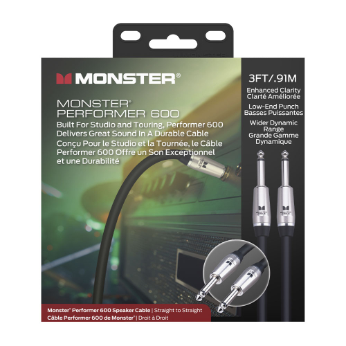 Monster Cable Performer 600 Jack Speakerkabel 1 Meter 600581 - Aanbieding