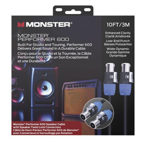 Monster Cable Performer 600 Speak-On Speakerkabel 3 Meter VMP60005