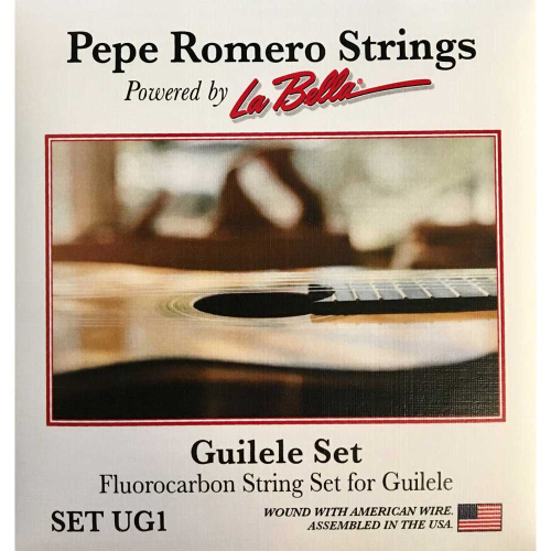 Pepe Romero UG1 Fluorocarbon Snarenset voor Guilele (A tot A) en Baritone (G tot G) 
