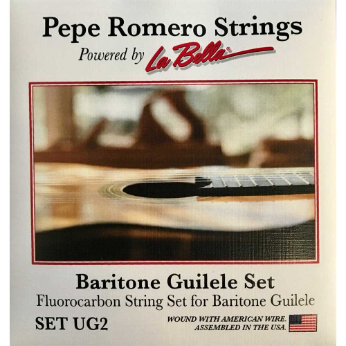 Pepe Romero UG2 Fluorocarbon Snarenset Baritone Guilele (E tot E) 