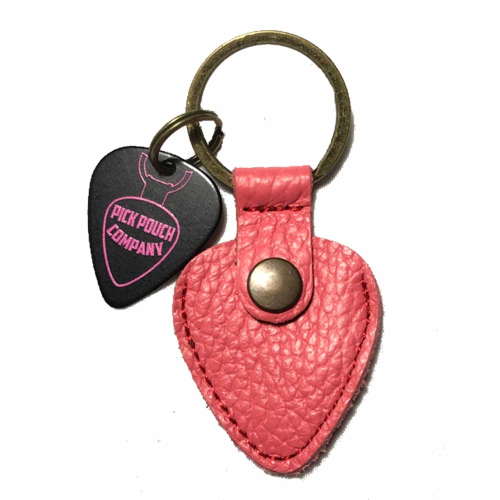 PickPouch Lederen Plectrumhoesje Sleutelhanger San Francisco Lichtroze - Aanbieding