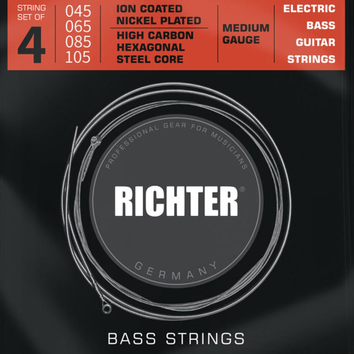 Richter 1807 Ion Coated Bassnaren (45-105) Medium Gauge