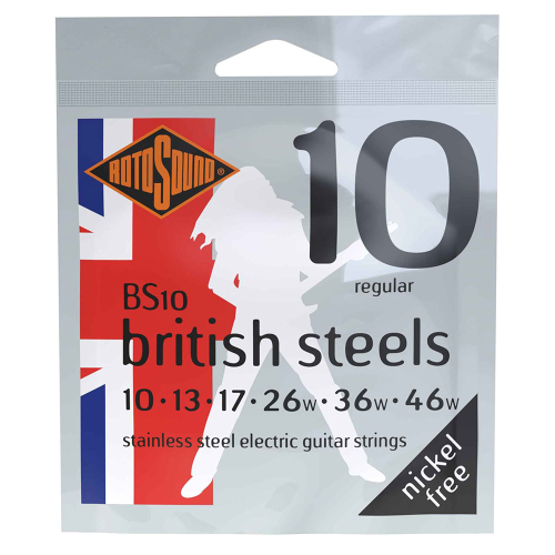 Rotosound BS10 British Steels Gitaarsnaren voor Elektrische Gitaar (10-46)