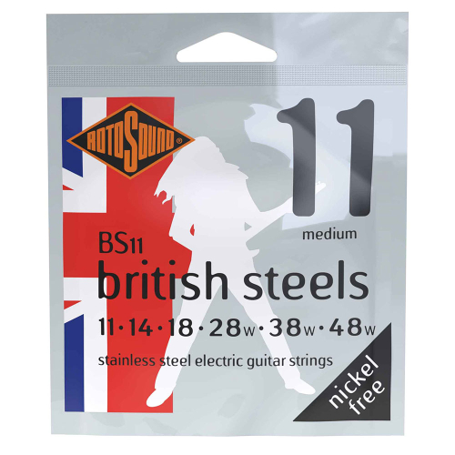 Rotosound BS11 British Steels Gitaarsnaren voor Elektrische Gitaar (11-48)