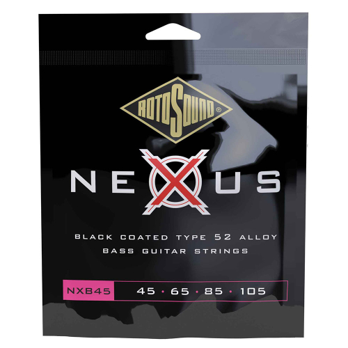 Rotosound NXB45 Nexus Black Coated Bassnaren (45-105)
