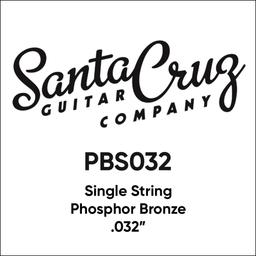 Santa Cruz PBS032 Phosphor Bronze Losse Akoestische Gitaarsnaar .032