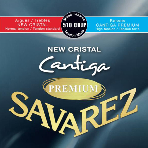 Savarez 510CRJP New Cristal Cantiga Premium Klassieke Snaren - Gemengde Spanning