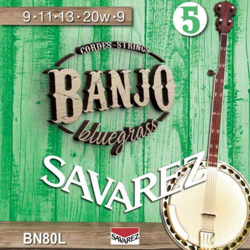 Savarez BN80L Banjosnaren 5-Snarig Light (9-20)