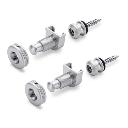 Schaller S-Locks Straplocks Satin Chrome 14010301