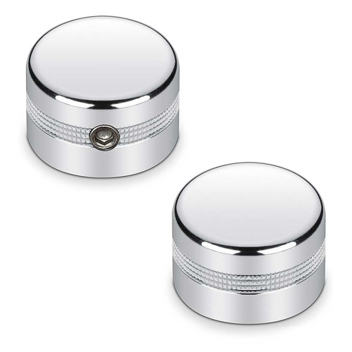 Schaller Solid Shaft Toon/Volume Knoppen 6.0mm "S-Lock Style" Chrome (Set van 2) 15040200