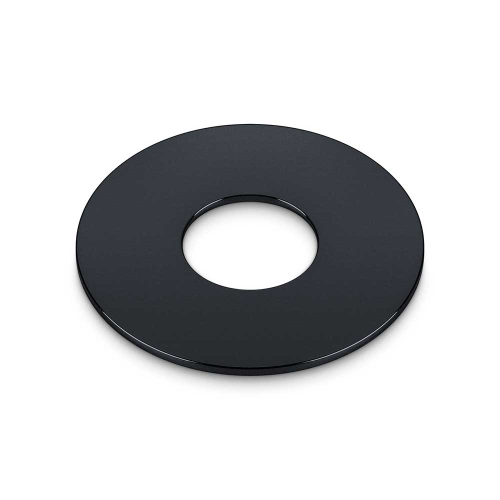 Schaller Toggle Switch Plate Metaal Zwart 15200400