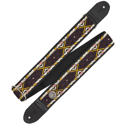 Silver Coin Straps Geweven Gitaarband Mama Cocha