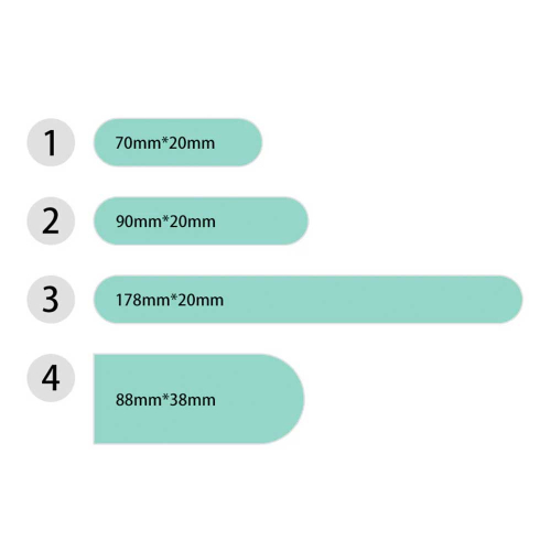 Snarenshop SMM001 Micro-Mesh Touch Up Sticks (Set van 4)