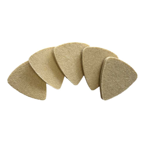 Snarenshop Vilten Ukulele Plectrum Beige 5-Pack