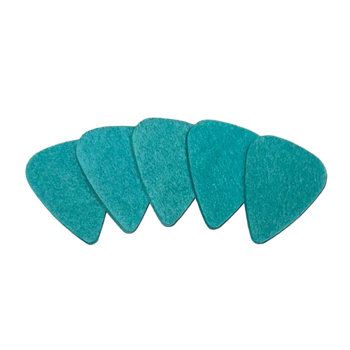 Snarenshop Vilten Ukulele Plectrum Turquoise 5-Pack