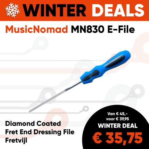 MusicNomad MN830 E-File Diamond Coated Fret End Dressing File Fretvijl