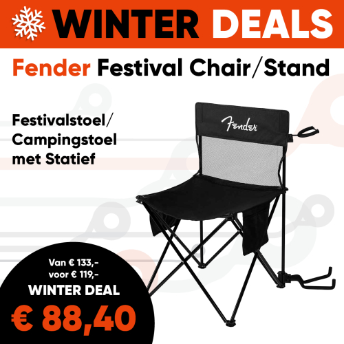 Fender Festival Chair/Stand Festivalstoel/Campingstoel met Statief 0991802001