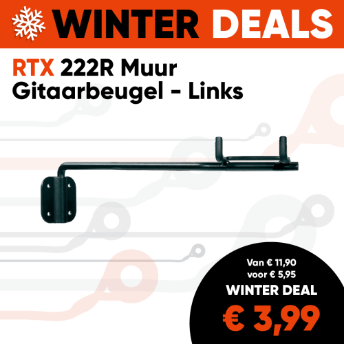 RTX 222L Muur Gitaarbeugel - Links