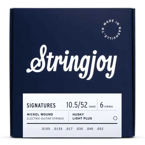 Stringjoy HSK105 Signatures Nickel Wound Elektrische Gitaarsnaren (10.5-52) Husky Light Plus