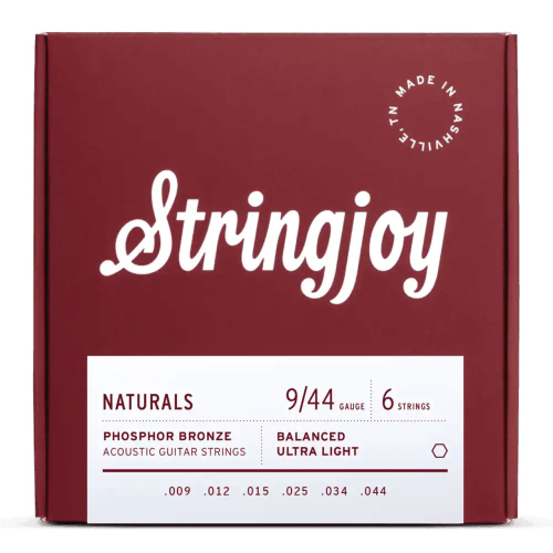 Stringjoy NB0944 Naturals Phosphor Bronze Akoestische Gitaarsnaren (9-44) Ultra Light