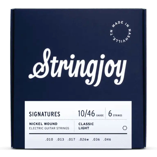 Stringjoy NW1046 Signatures Nickel Wound Elektrische Gitaarsnaren (10-46) Classic Light