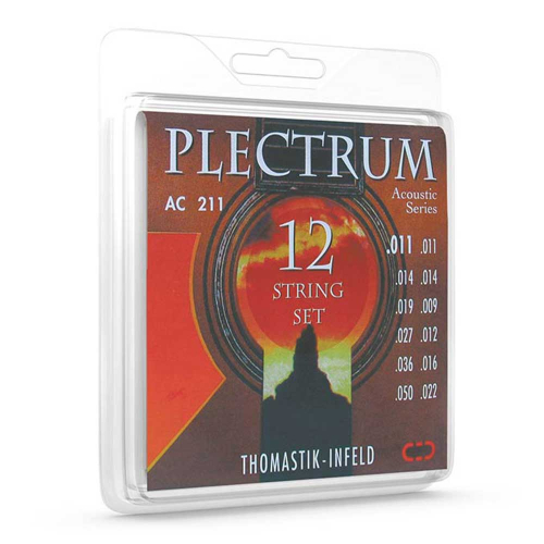 Thomastik AC211 Plectrum Bronze Hybrid Wound Akoestische Snaren 12-Snarig (11-50)