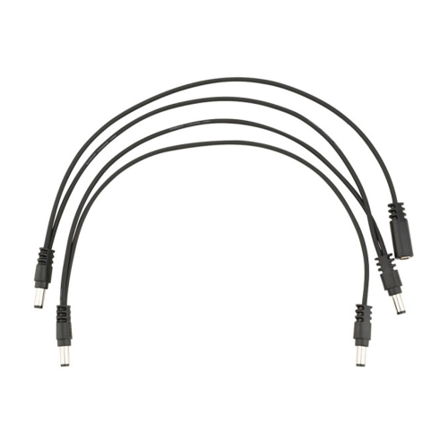 Warwick RockPower DC4 S Power Split Kabel Recht met 4 Outputs