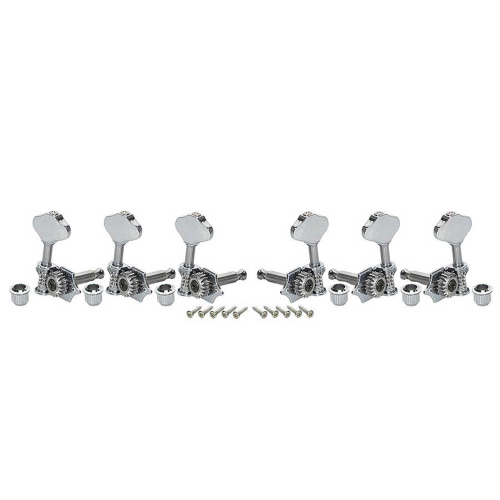 Wilkinson WJ-28N/CR Stemmechanieken voor Gitaar en Dobro Chrome (3x links, 3x rechts)