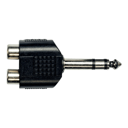 Yellow Cable AD17 Verloopstekker Stereo Jack Male 6.3mm naar RCA Female