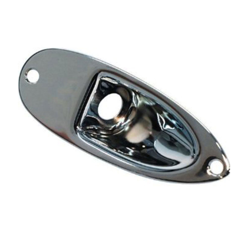 Yellow Parts EZ1136 Jack Cover voor Stratocaster Chrome