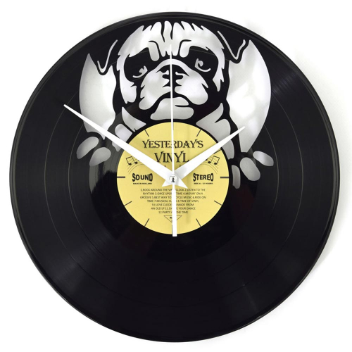 Yesterday's Vinyl LP Wandklok - Hondenkop