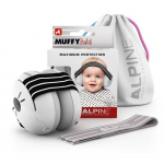 Alpine Muffy Baby Gehoorbescherming voor Baby's en Peuters - Zwart