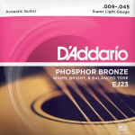 D'Addario EJ23 Phosphor Bronze Akoestische Gitaarsnaren (9-45) Super Light