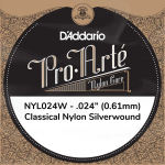 D'Addario NYL024W Classics Losse Silverwound .024 Snaar