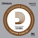D'Addario PB025 Phosphor Bronze .025 Losse Snaar