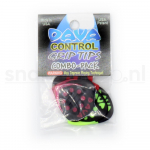 Dava Control Grip Tips Combo Plectrum 6-Pack