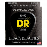 DR Strings BKE-10/52 Black Beauties Coated Elektrische Gitaarsnaren (10-52) 
