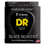 DR Strings BKE7-11 Black Beauties Coated Gitaarsnaren 7-Snarig (11-60) - Aanbieding