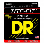 DR Strings LT7-9 Tite-Fit Elektrische Snaren 7-Snarig (9-52) - Aanbieding
