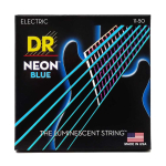 DR Strings NBE-11 Neon Blue Elektrische Snaren (11-50), K3 Coating