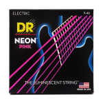 DR Strings NPE-9/46 Neon Pink Elektrische Snaren (9-46), K3 Coating