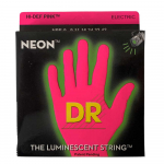 DR Strings NPE9 Neon Pink Elektrische Snaren (9-42), K3 Coating - Aanbieding