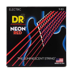 DR Strings NRE-11 Neon Red Elektrische Snaren (11-50), K3 Coating