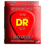 DR Strings RDE-12 Red Devils Elektrische Snaren (12-52), K3 Coating - Aanbieding