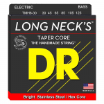 DR Strings TMH6-30 Long Necks Tapered Bassnaren 6-Snarig (30-125) - Aanbieding