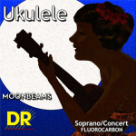 DR Strings UFSC Moonbeams Sopraan/Concert Ukulele Snaren (Fluorocarbon) - Aanbieding