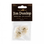 Dunlop 483P04TH Celluloid Wit Plectrum Thin 12-Pack
