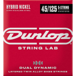 Dunlop DBHYN45125 Dual Dynamic Hybrid Nickel Bassnaren 5-Snarig (45-125)